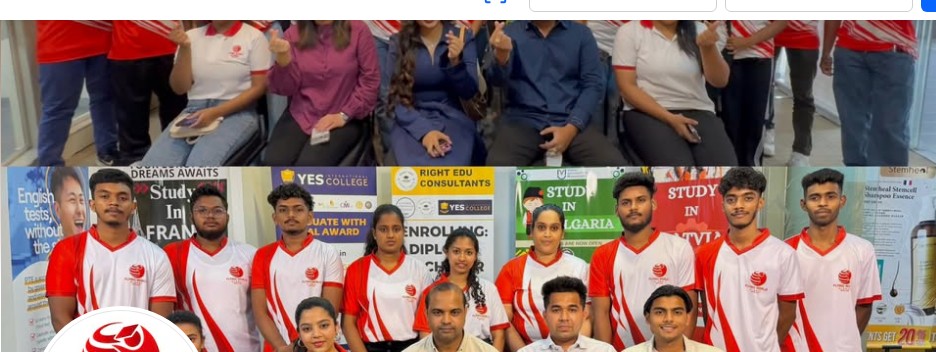 Flying World Global team at international education expo